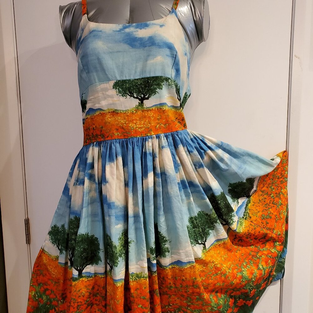 Bernie Dexter “Poppy Fields” Dress- Vintage Inspired Pinup Style